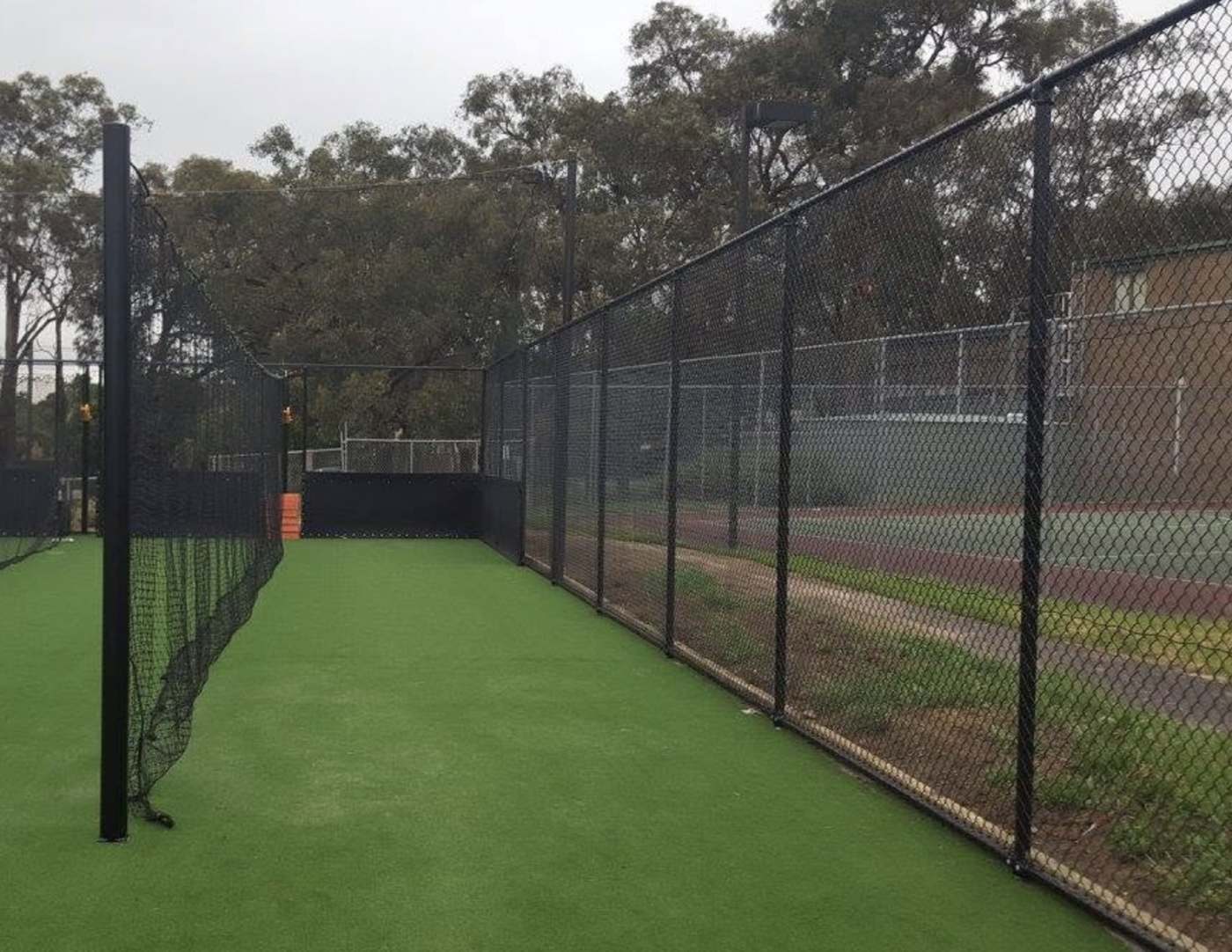 Commercial sports court and fencing we've serviced